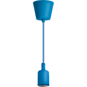 Декоративный подвесной светильник NIL-SF02-012-E27 60Вт 1м. пласт. синий Navigator