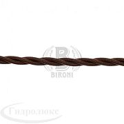 Ретро-провод 3*1,5 коричневый Bironi